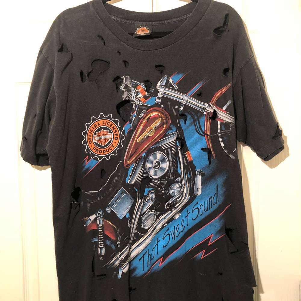 Distressed tee